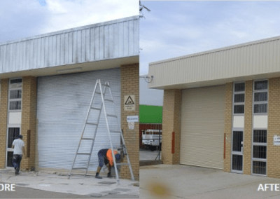 Painting Shailer Park Commercial Area Before and After