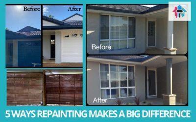 5 Ways Repainting Makes a Big Difference